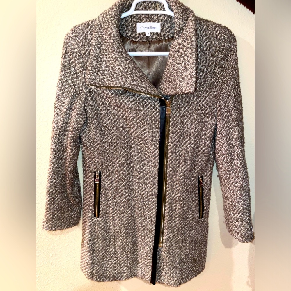 Calvin Klein Long Coat - Size Medium